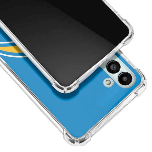 NFL Los Angeles Chargers Large Logo Galaxy A13 5G Clear Case