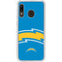 NFL Los Angeles Chargers Large Logo Galaxy A20 Clear Case