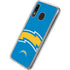 NFL Los Angeles Chargers Large Logo Galaxy A20 Clear Case