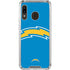 NFL Los Angeles Chargers Large Logo Galaxy A30 Clear Case