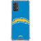 NFL Los Angeles Chargers Large Logo Galaxy A32 5G Clear Case