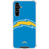 NFL Los Angeles Chargers Large Logo Galaxy A54 5G Clear Case