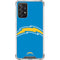 NFL Los Angeles Chargers Large Logo Galaxy A72 5G Clear Case