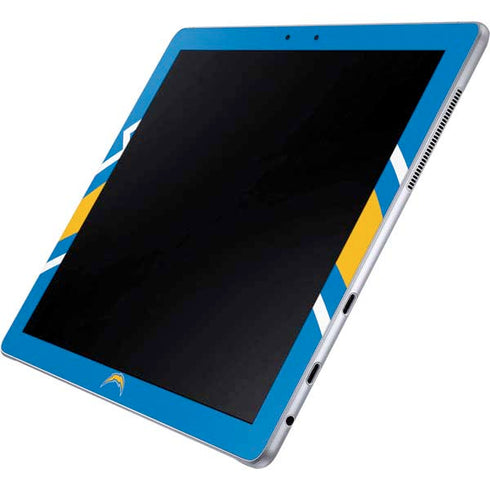 NFL Los Angeles Chargers Large Logo Galaxy Book 12in Skin
