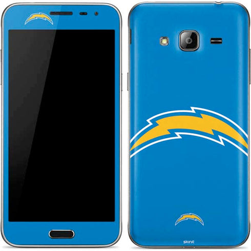 NFL Los Angeles Chargers Large Logo Galaxy J3 Skin