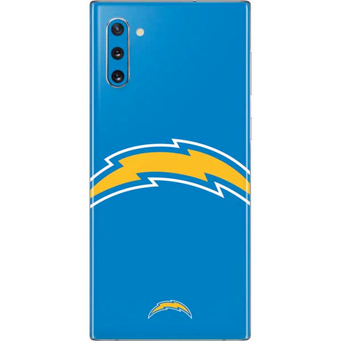 NFL Los Angeles Chargers Large Logo Galaxy Note 10 Skin