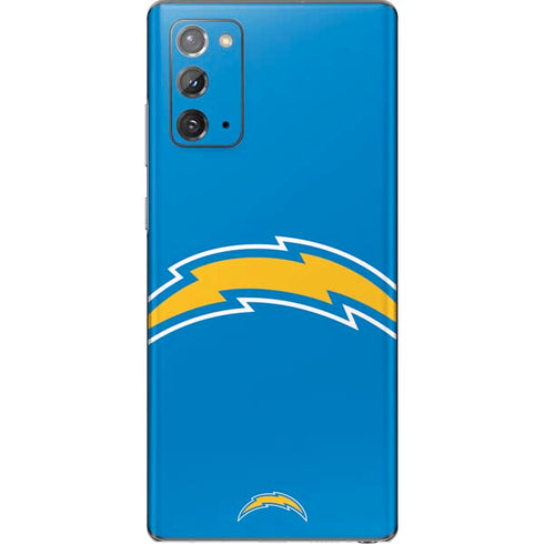 NFL Los Angeles Chargers Large Logo Galaxy Note20 5G Skin