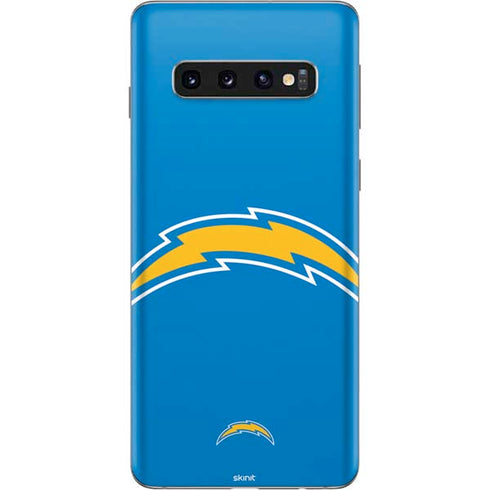 NFL Los Angeles Chargers Large Logo Galaxy S10 Skin