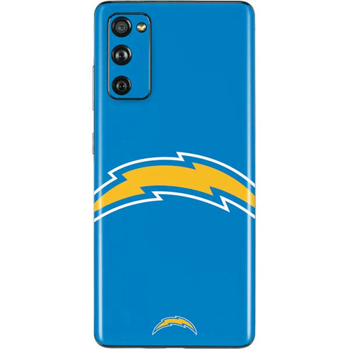 NFL Los Angeles Chargers Large Logo Galaxy S20 Fan Edition Skin