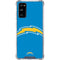 NFL Los Angeles Chargers Large Logo Galaxy S20 FE Clear Case