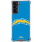 NFL Los Angeles Chargers Large Logo Galaxy S21 5G Clear Case