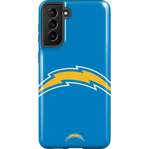 NFL Los Angeles Chargers Large Logo Galaxy S21 Plus 5G Pro Case