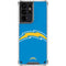 NFL Los Angeles Chargers Large Logo Galaxy S21 Ultra 5G Clear Case