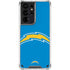 NFL Los Angeles Chargers Large Logo Galaxy S21 Ultra 5G Clear Case