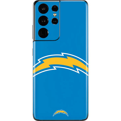 NFL Los Angeles Chargers Large Logo Galaxy S21 Ultra 5G Skin