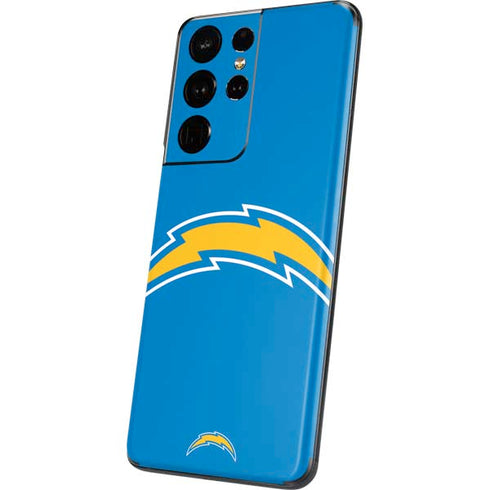 NFL Los Angeles Chargers Large Logo Galaxy S21 Ultra 5G Skin