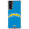 NFL Los Angeles Chargers Large Logo Galaxy S22 Clear Case