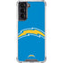 NFL Los Angeles Chargers Large Logo Galaxy S22 Clear Case