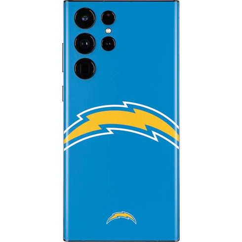 NFL Los Angeles Chargers Large Logo Galaxy S22 Ultra Skin