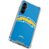 NFL Los Angeles Chargers Large Logo Galaxy S23 FE Clear Case