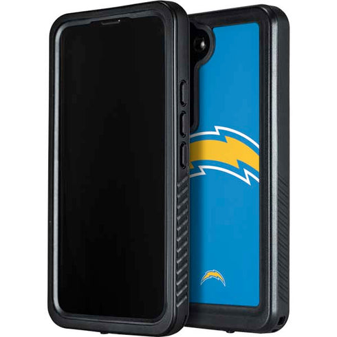 NFL Los Angeles Chargers Large Logo Galaxy S23 Plus Waterproof Case