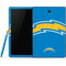 NFL Los Angeles Chargers Large Logo Samsung Galaxy Tab Skin