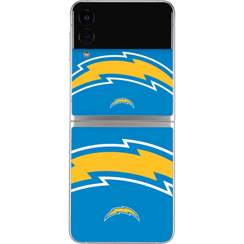 NFL Los Angeles Chargers Large Logo Galaxy Z Flip3 5G Skin