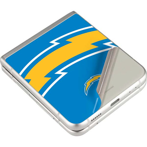 NFL Los Angeles Chargers Large Logo Galaxy Z Flip3 5G Skin