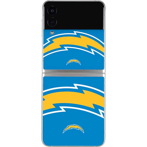 NFL Los Angeles Chargers Large Logo Galaxy Z Flip4 5G Skin