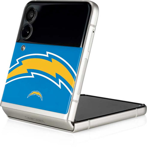 NFL Los Angeles Chargers Large Logo Galaxy Z Flip4 5G Skin