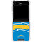 NFL Los Angeles Chargers Large Logo Galaxy Z Flip5 5G Clear Case