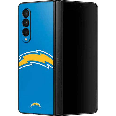 NFL Los Angeles Chargers Large Logo Galaxy Z Fold3 5G Skin