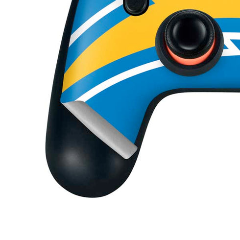 NFL Los Angeles Chargers Large Logo Google Stadia Controller Skin