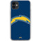 NFL Los Angeles Chargers Large Logo iPhone 11 Clear Case