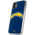 NFL Los Angeles Chargers Large Logo iPhone 11 Clear Case