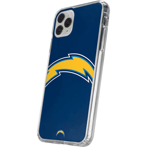NFL Los Angeles Chargers Large Logo iPhone 11 Pro Clear Case