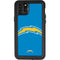 NFL Los Angeles Chargers Large Logo iPhone 11 Pro Max Waterproof Case