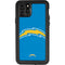 NFL Los Angeles Chargers Large Logo iPhone 11 Pro Waterproof Case