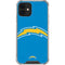 NFL Los Angeles Chargers Large Logo iPhone 12 Clear Case