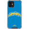 NFL Los Angeles Chargers Large Logo iPhone 12 Mini Clear Case
