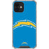 NFL Los Angeles Chargers Large Logo iPhone 12 Mini Clear Case