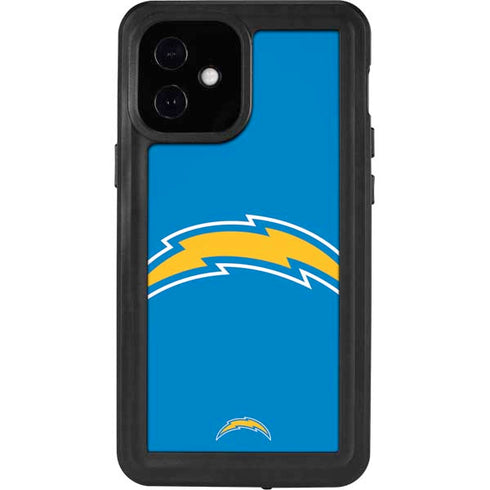 NFL Los Angeles Chargers Large Logo iPhone 12 Mini Waterproof Case