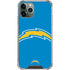 NFL Los Angeles Chargers Large Logo iPhone 12 Pro Clear Case