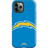NFL Los Angeles Chargers Large Logo iPhone 12 Pro Impact Case