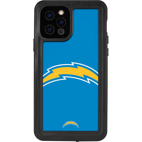 NFL Los Angeles Chargers Large Logo iPhone 12 Pro Waterproof Case