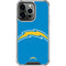 NFL Los Angeles Chargers Large Logo iPhone 13 Pro Clear Case