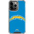 NFL Los Angeles Chargers Large Logo iPhone 13 Pro Clear Case
