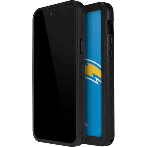 NFL Los Angeles Chargers Large Logo iPhone 15 Plus Waterproof Case