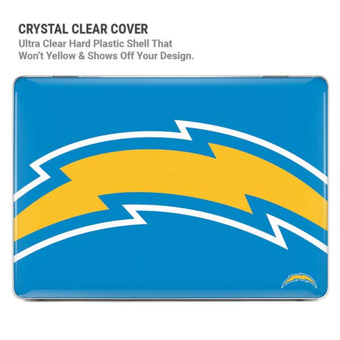 NFL Los Angeles Chargers Large Logo MacBook Pro 16in (2021-25) Case plus Skin