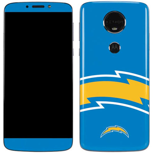 NFL Los Angeles Chargers Large Logo Moto E5 Plus Skin